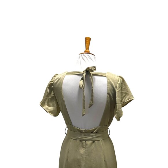 Petal & Pup Orin Jumpsuit Beige Size 8 NWT - Picture 12 of 15